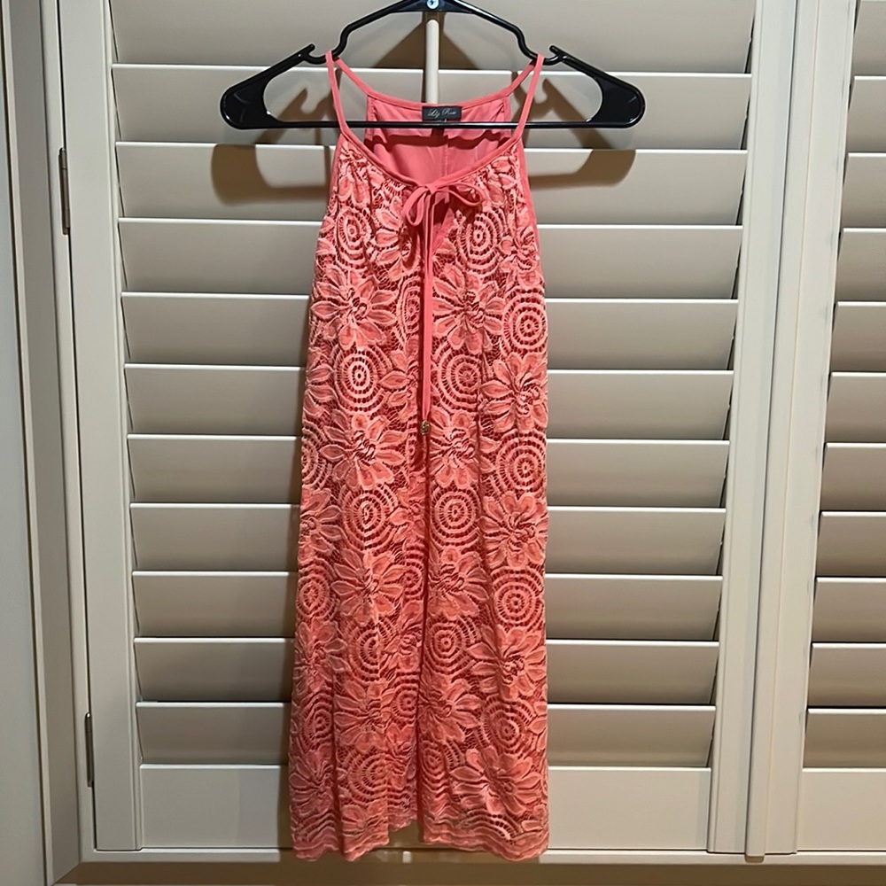 Peach dress from Lily Rose